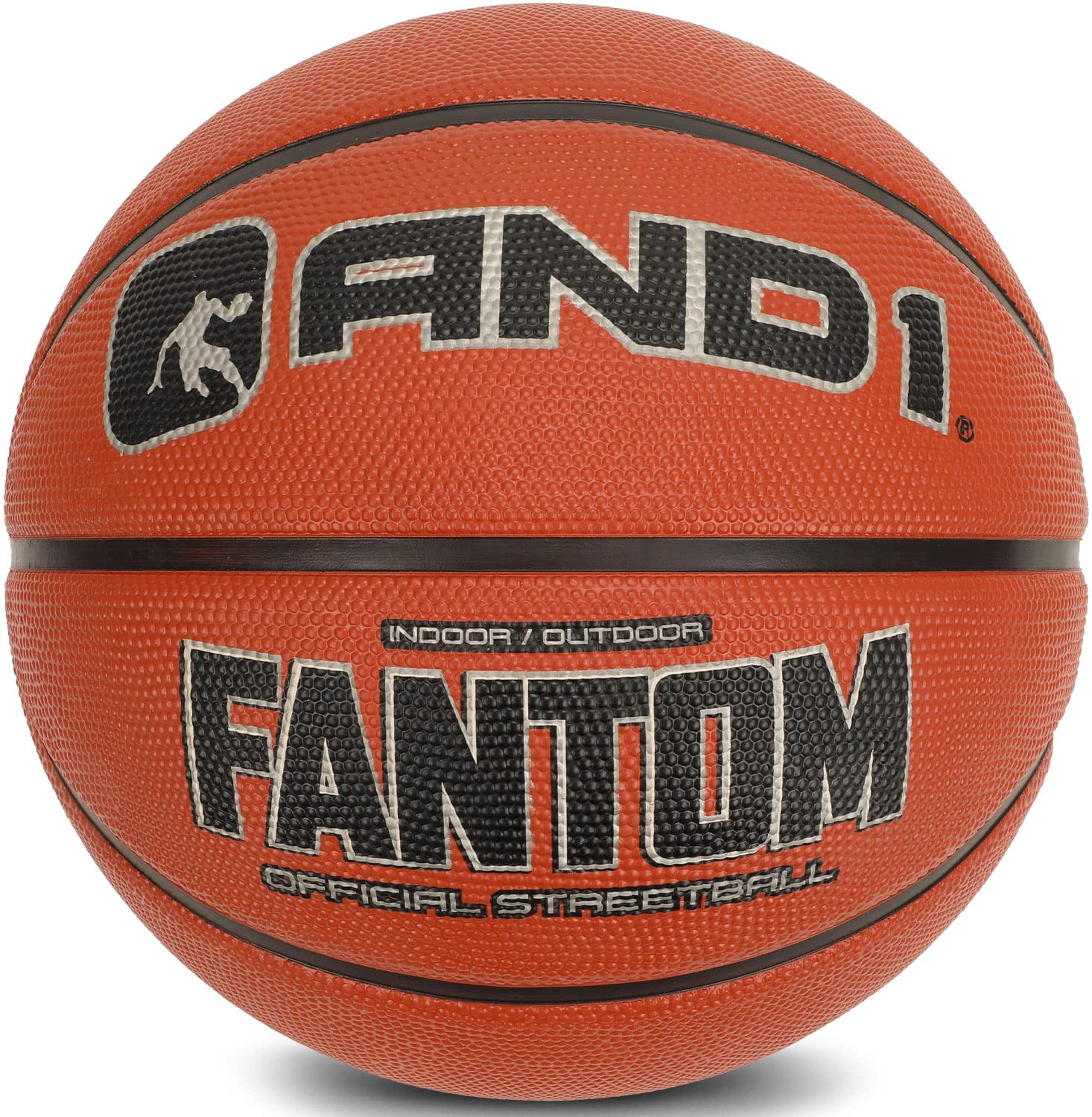 29.5 AND1 Fantom Full Size Street Rubber Basketball Orange $5 Free Shipping w/ Prime or on orders $35