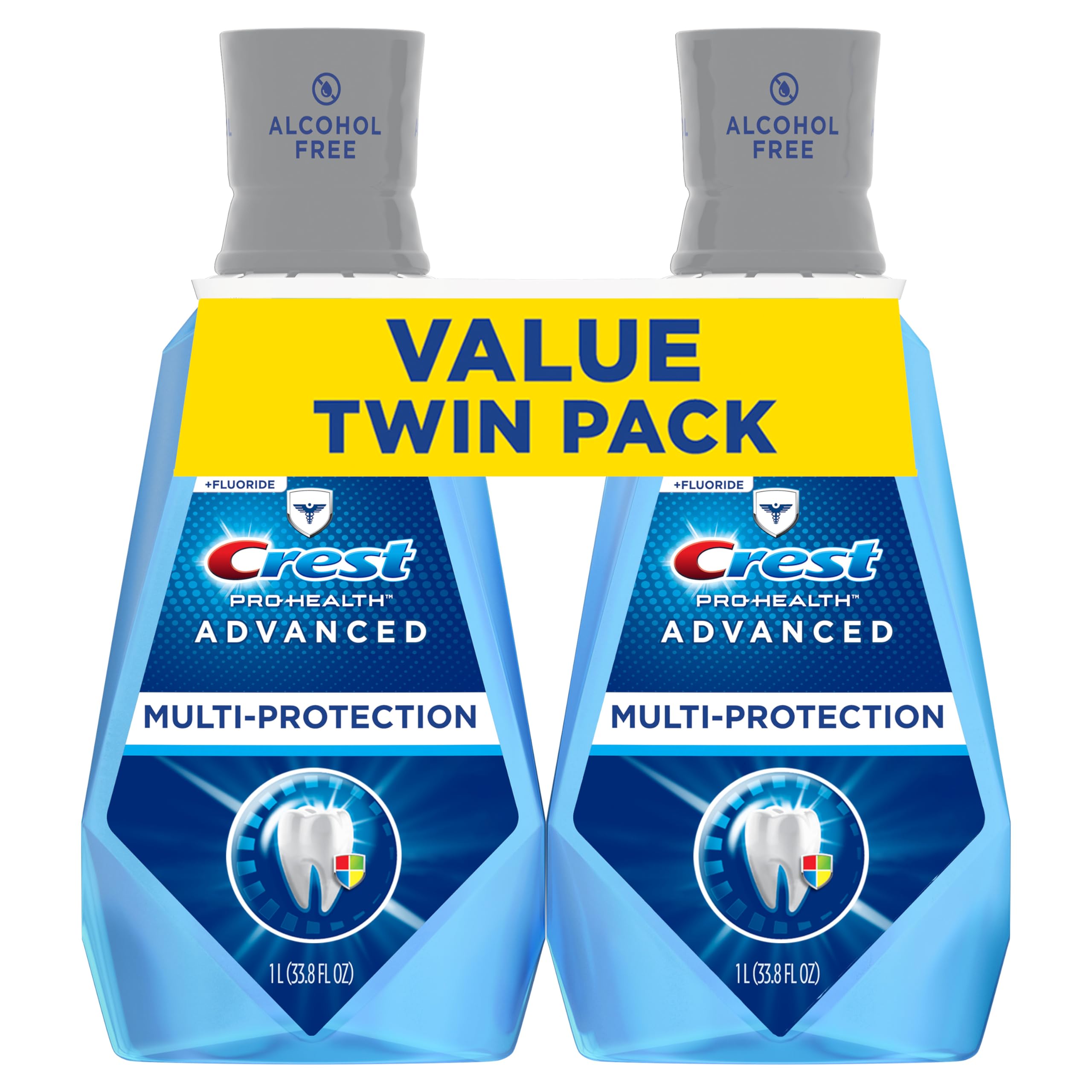 2-Pack 33.8-Oz Crest Pro-Health Advanced Mouthwash Fresh Mint $7 Free Shipping w/ Prime or on orders over $35