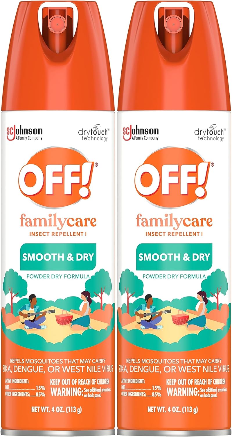 2-Pack 4oz. OFF Family Care Mosquito Repellent Smooth Dry Bug Spray $7.15 w/ Subscribe Save