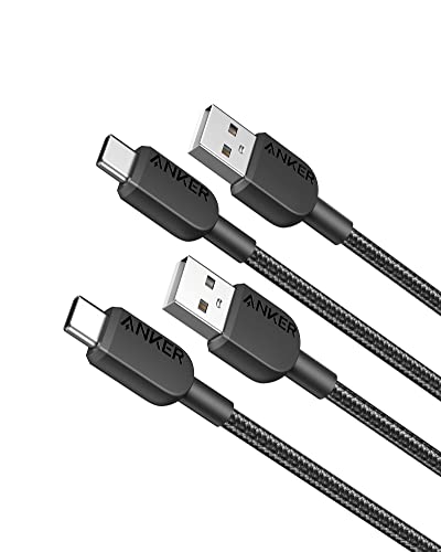 2-Pack Anker 3 USB-A to USB-C Cables Black $6 Free Shipping w/ Prime or $35 orders