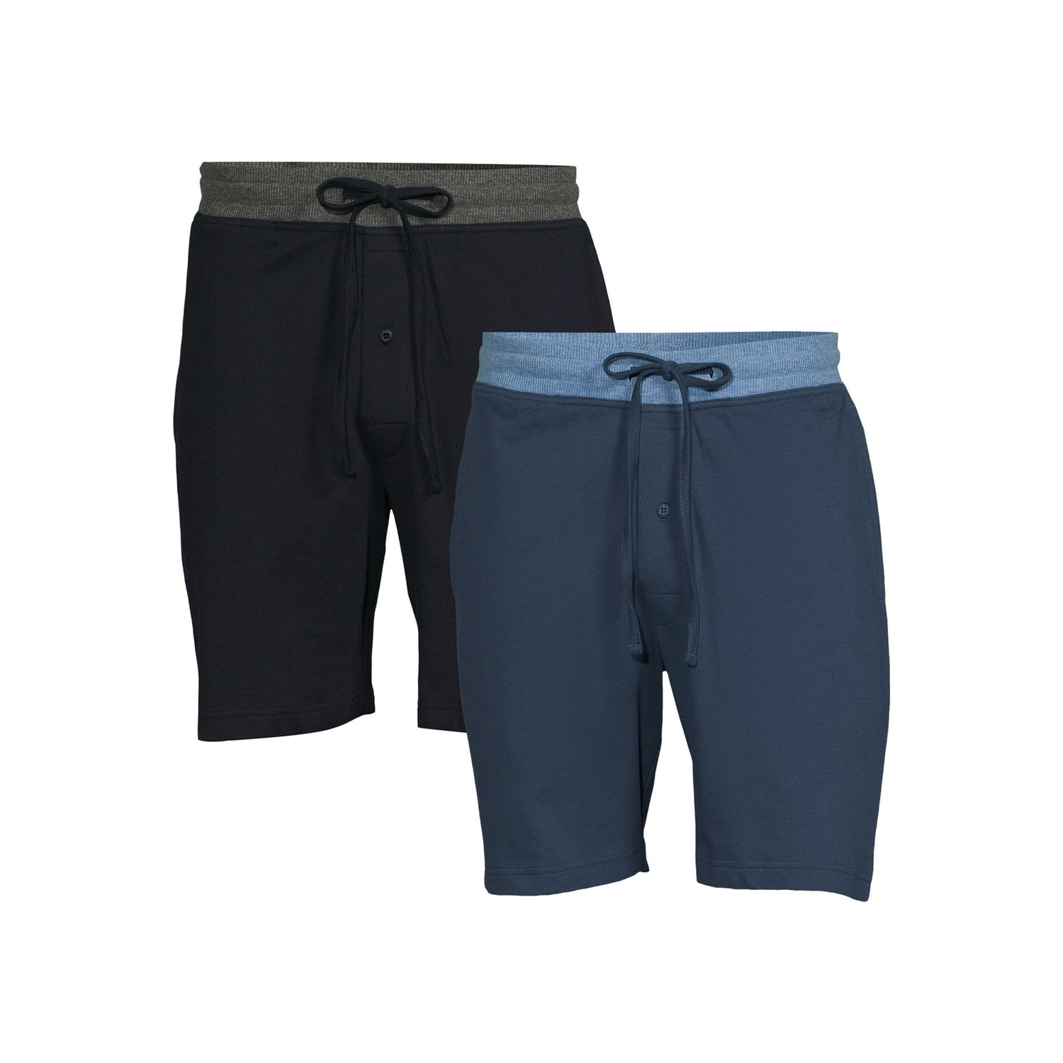 2-Pack Hanes Mens 100 Cotton Soft French Terry Pajama Shorts Various Colors $14.98 Free S H w/ Walmart or $35