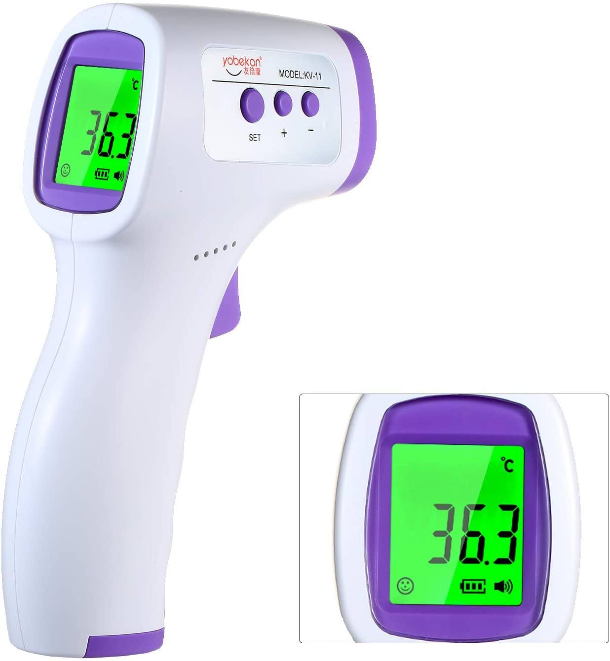 2-Pack Infrared Non-Contact Thermometers for Body/ Surface Temps $9.50 Free Shipping