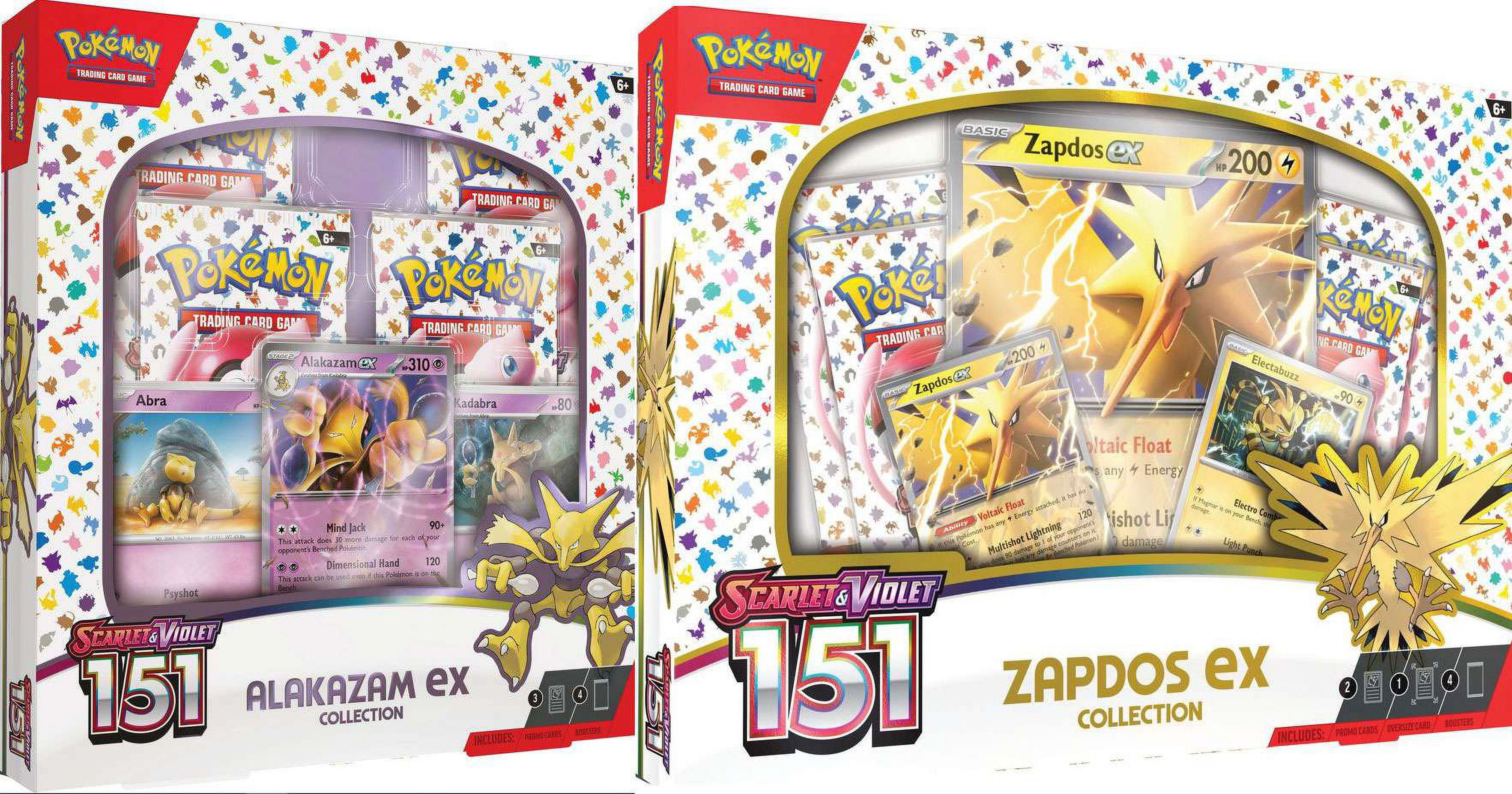 2-Pack Pok mon TCG Scarlet Violet 151 ex Boxes Alakazam Zapdos $37 Costco Members Free Shipping