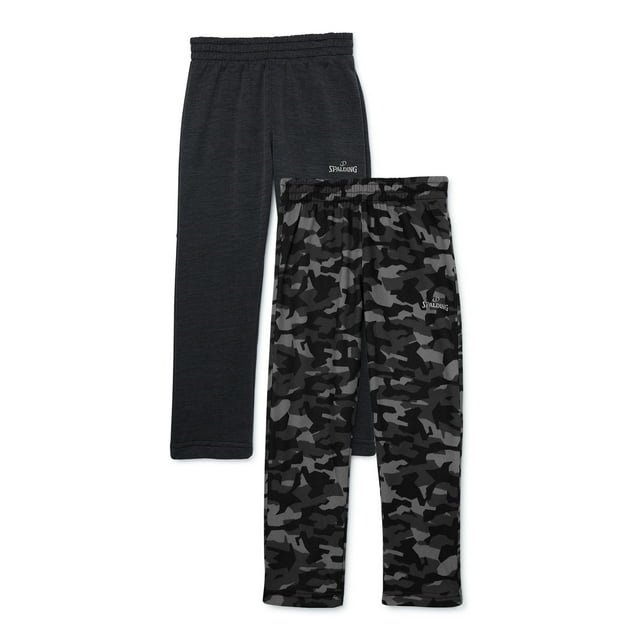 2-Pack Spalding Boys Fleece Joggers 2 Colors $6.25 $3.12 each Free Shipping w/ Walmart or on $35