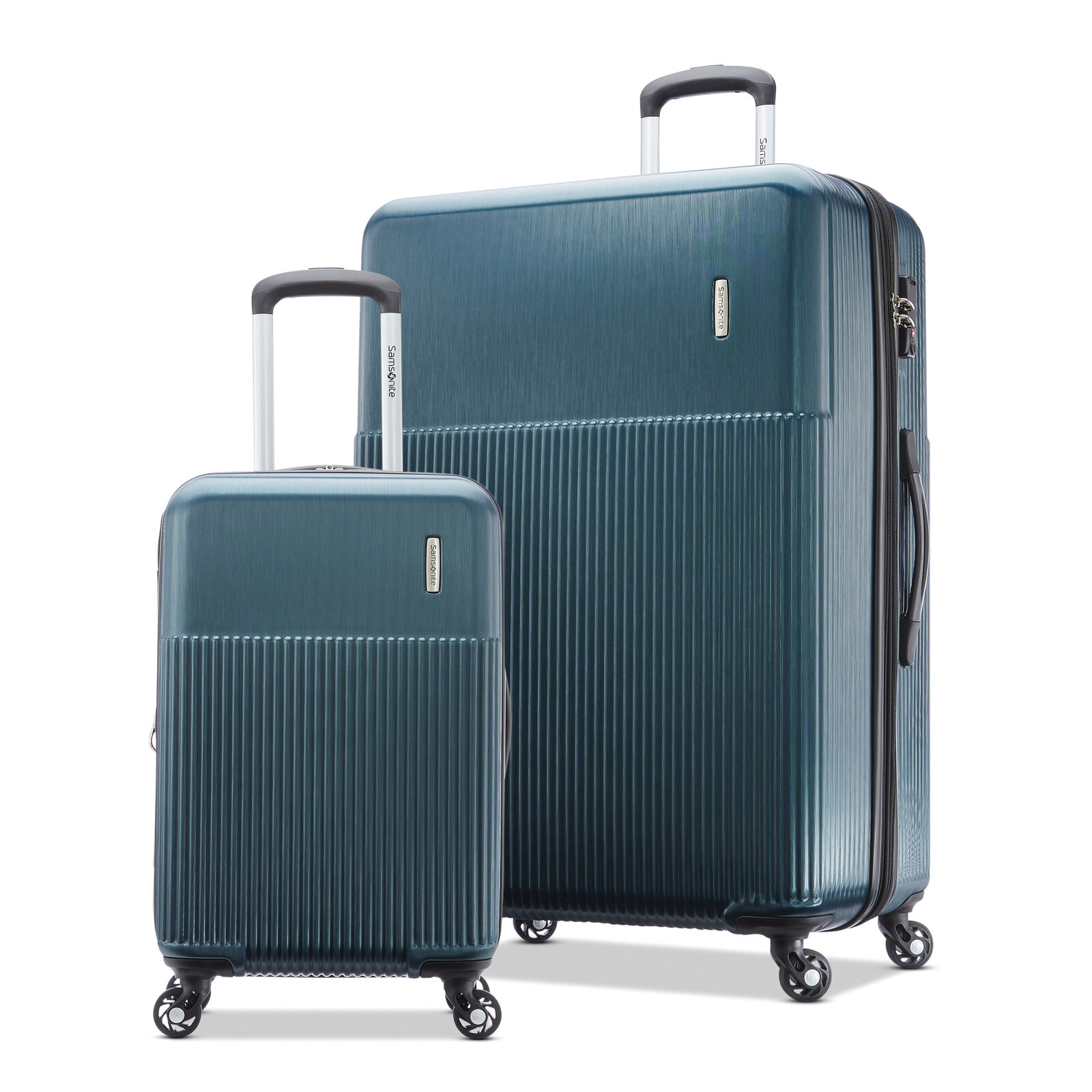 2-Piece Samsonite Azure 2 Piece Hardside Luggage Set $128 Free Shipping
