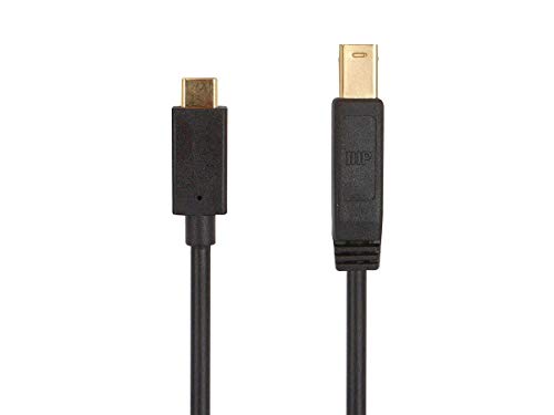 $3.00 Monoprice USB 3.0 Type-C to Type-B Cable - For Data Transfer, 32AWG, 1.5 Feet