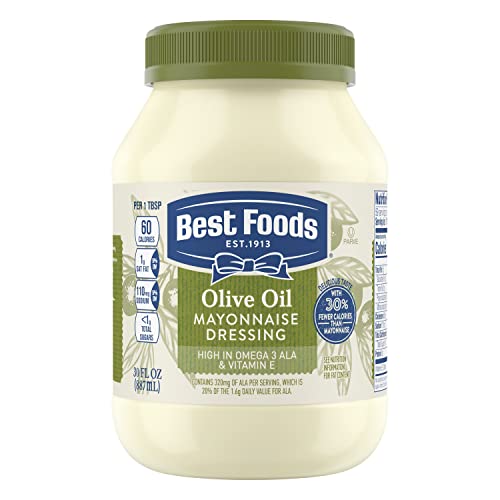 $3.19 Best Foods Olive Oil Mayonnaise Dressing, 30 oz