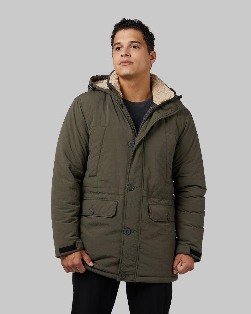 32 Degrees Mens Commuter Tech Sherpa-Lined Parka M, L only $24.99
