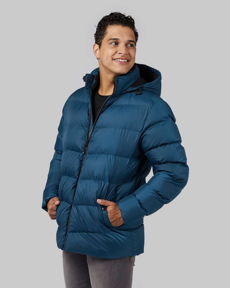 32 Degrees Mens Microlux Heavy Poly-Fill Puffer Jacket S and M $17.99