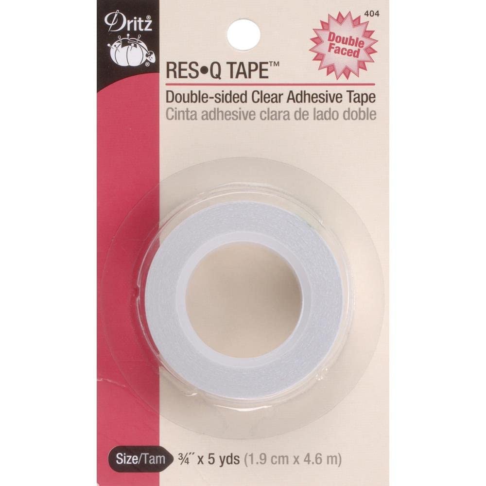 3/4 x 5-Yards Dritz Adhesive Res Q Tape Clear $1 Free Shipping w/ Prime or on $35