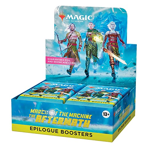 $35.20 Magic The Gathering March of the Machine The Aftermath Epilogue Booster Box 24 Packs 120 Magic Cards