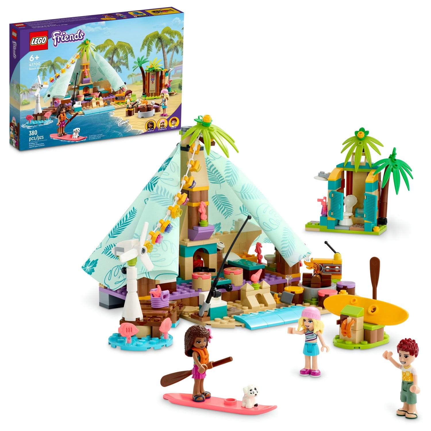380-Piece LEGO Friends Beach Glamping Building Kit 41700 $26.45 Free S H w/ Walmart or $35