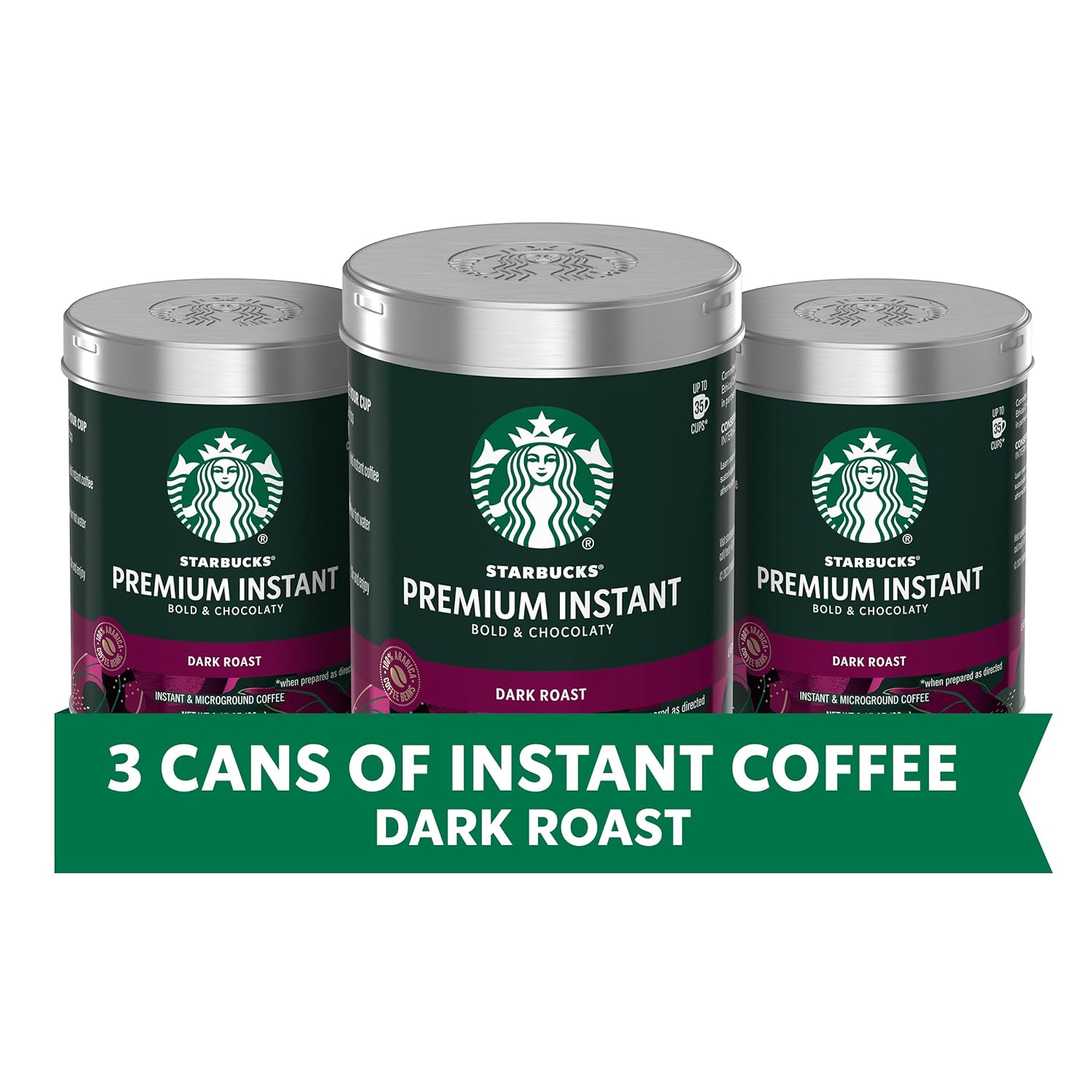 3-Pack 3.17-Oz Starbucks Premium Instant Coffee Dark Roast $17.85, Medium Roast or Blonde Roast $17.35 $5.78 each w/ S S