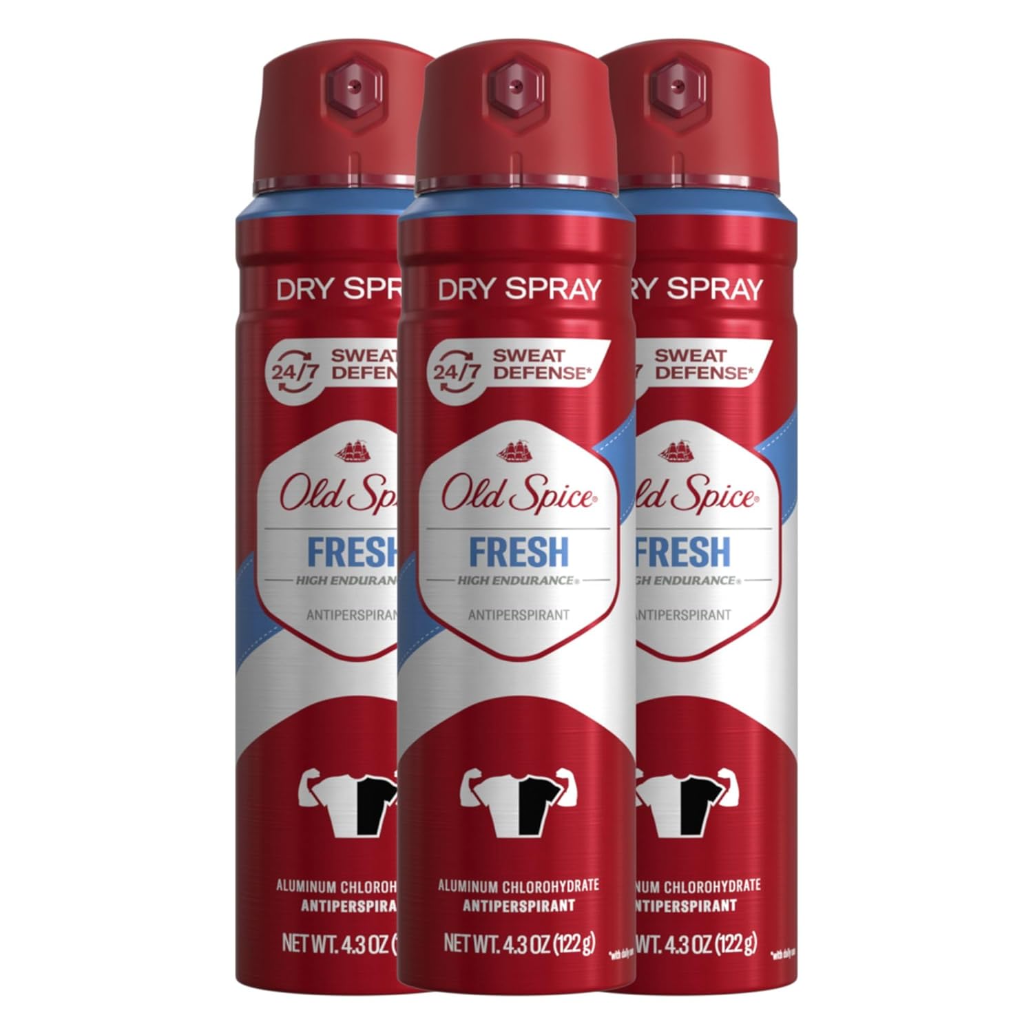 3-Pack 4.3-Oz Old Spice Mens High Endurance Anti-Perspirant Spray Fresh $10.90 w/ S S Free Shipping w/ Prime or on $35