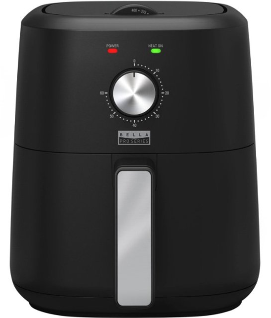 3-qt Bella Pro Series Analog Air Fryer Black $19.99 Free Shipping