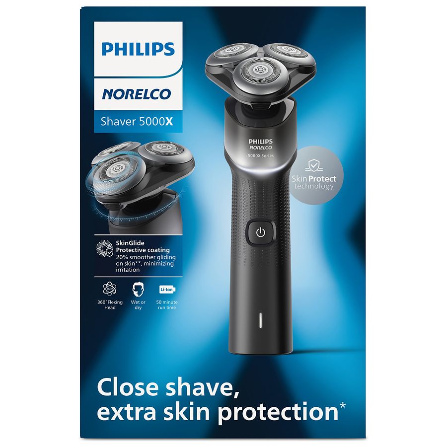 $42.49 with code Walgreens Philips Norelco Shaver 5000X Rechargeable Wet Dry Shaver with Precision Trimmer