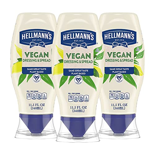 $4.37 w/ S S 3-Ct 11.5-Oz. Hellmanns Vegan Dressing Spread Plant-Based Mayo Alternative