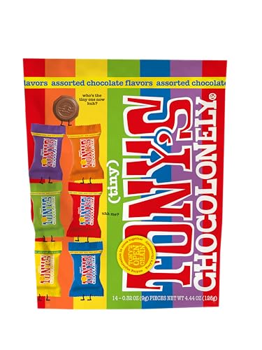 $4.79 Tonys Chocolonely Assorted Milk Chocoloate Pieces, 4.44 OZ