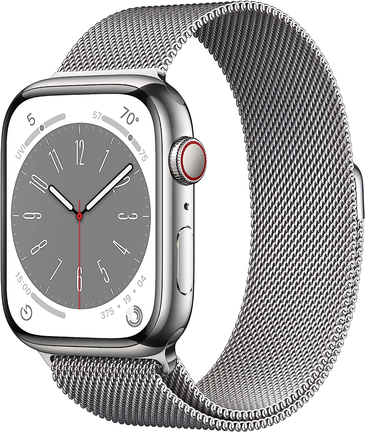$499.00 Apple Watch Series 8 GPS Cellular 45mm Smart Watch w/Starlight Aluminum Case with Starlight Sport Band - M/L. Am