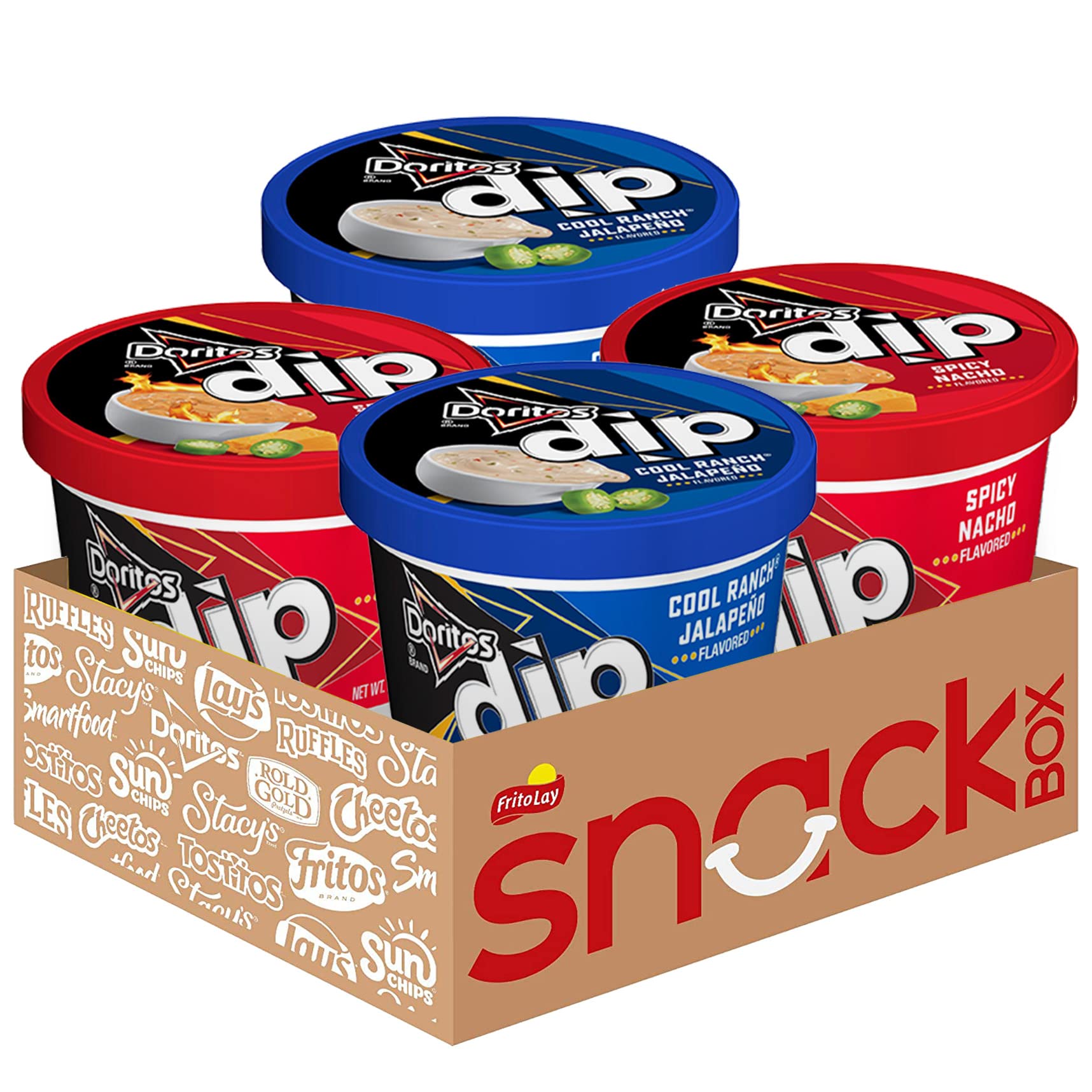 4-Pack 10-Oz Doritos Jalapeno Nacho Cheese Dip Cool Ranch Jalapeno Dip $10.63 $2.66 Ea w/ S S Free Shipping w/ Prime or 