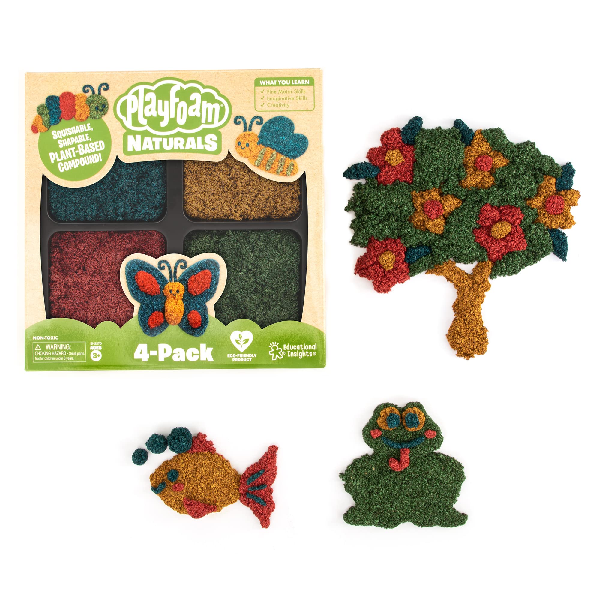 4-Pack Educational Insights Plant-Based Playfoam Naturals $3.47 Free Shipping w/ Prime or on $35