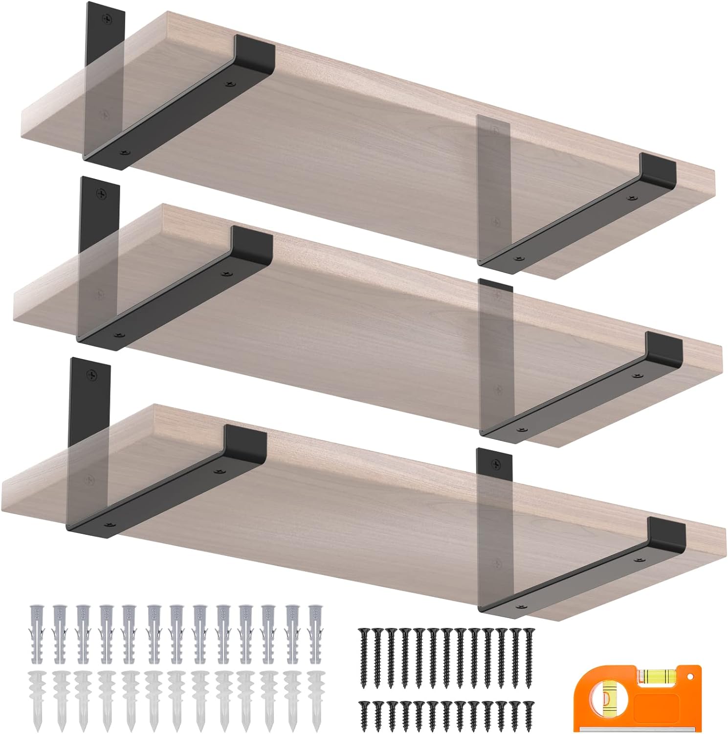 4-Pack Ticonn 10 Metal Shelf Brackets $8.04