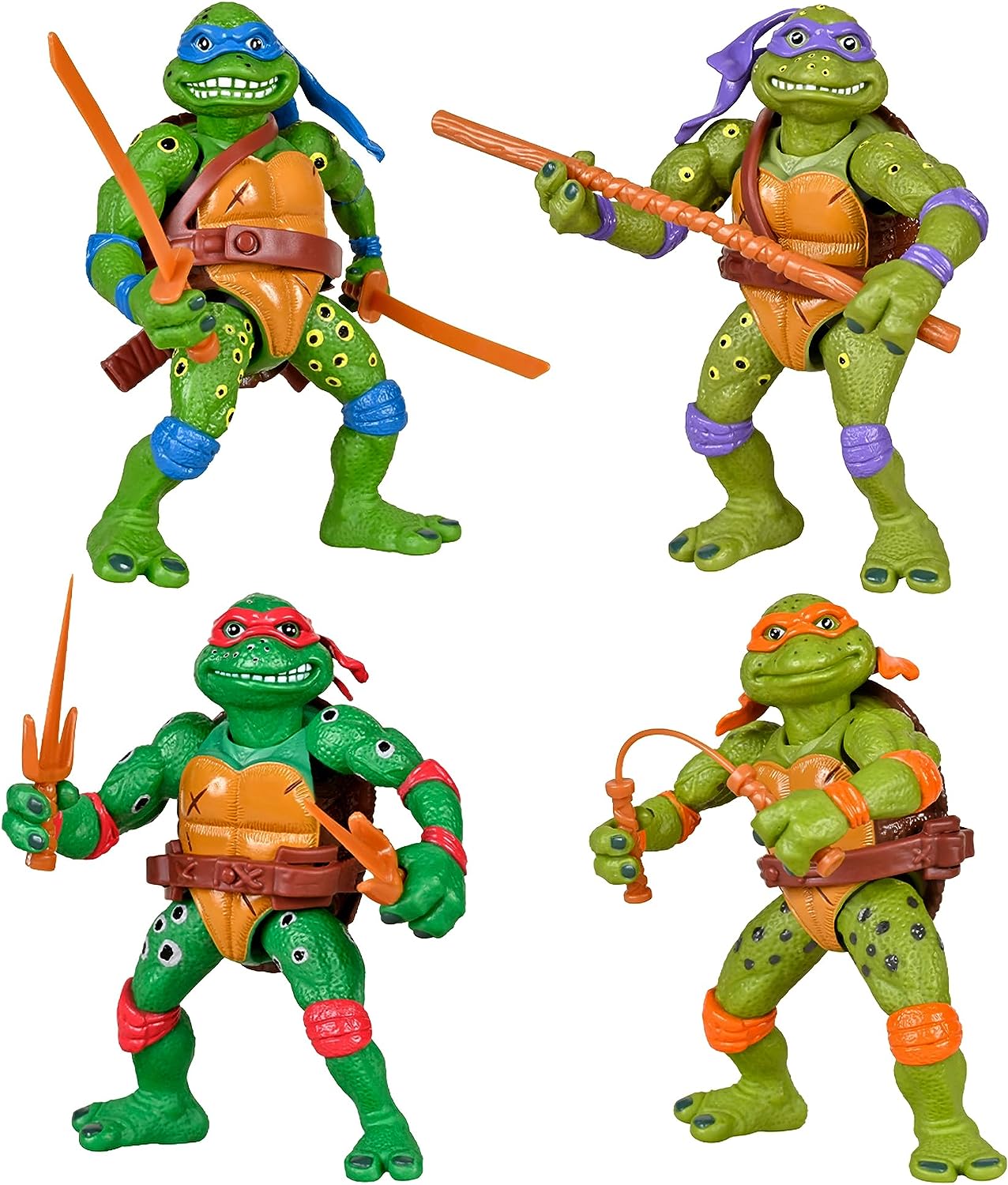 4-Piece Teenage Mutant Ninja Turtles Classic Movie Star Soft Figures Bundle $17.79 Free S H w/ Walmart or $35
