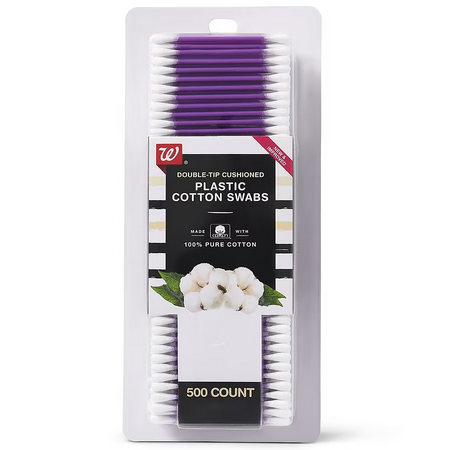 500-Count Walgreens Cotton Swabs $0.89 Free Store Pickup on $10