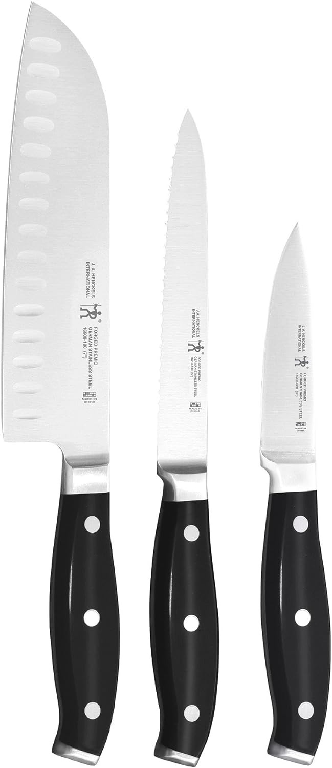 $50.39 HENCKELS Forged Premio Starter Knife Set, 3 Piece