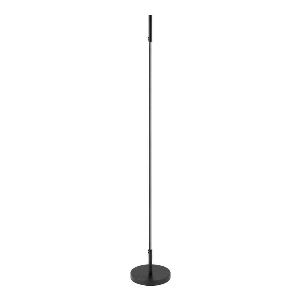 50 Hampton Bay Calero LED Floor Lamp Black $12.95 Free Store Pickup at Home Depot