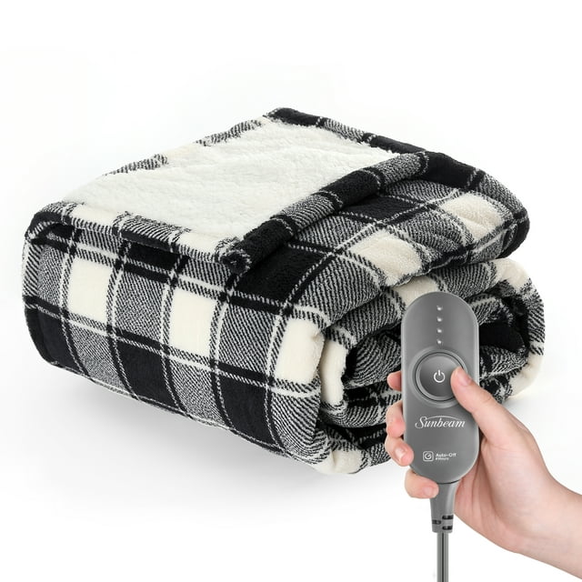 50 x 60 Sunbeam Microplush Sherpa Electric Heated Throw Blanket 3 Colors from $12.97 Free Shipping w/ Walmart or on $35