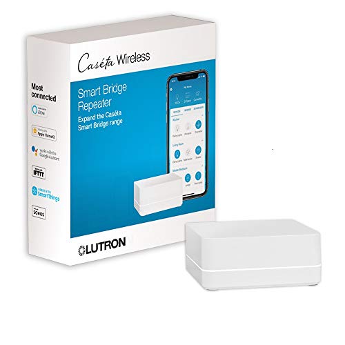 $51.43 Lutron Caseta Smart Repeater/Range Extender, PD-REP-WH, White