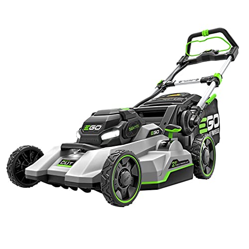 $524 EGO Power LM2135SP 21-Inch Select Cut Lawn Mower with Touch Drive Self-Propelled Technology 7.5Ah Battery and Rapid