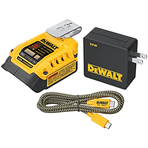 $56.51 DeWalt USB Charging Kit w/ 100W USB C 12W USB A Port for 20V/60V Batteries