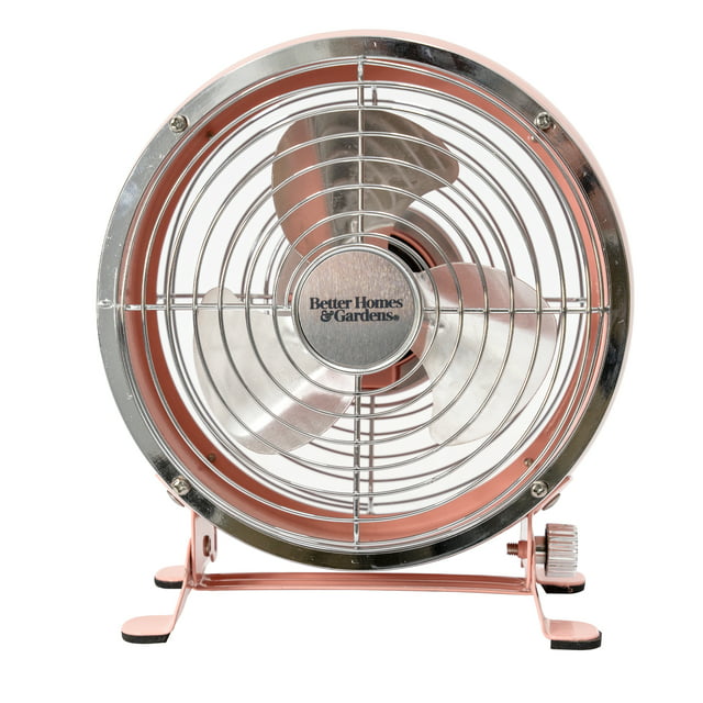 5 Better Homes Gardens Retro Personal Metal Drum Fan w/ USB-C Plug Pearl Blush $7.95 Free Shipping w/ Walmart or on $35