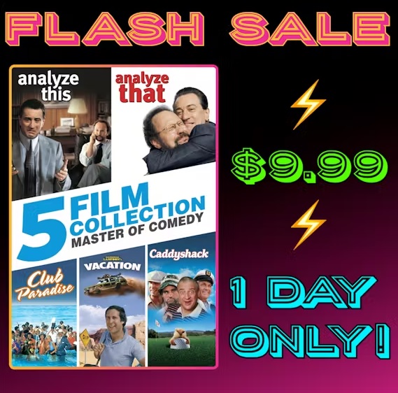 5-Film Bundle Digital 4K UHD / HD National Lampoons Vacation, Caddyshack More $10