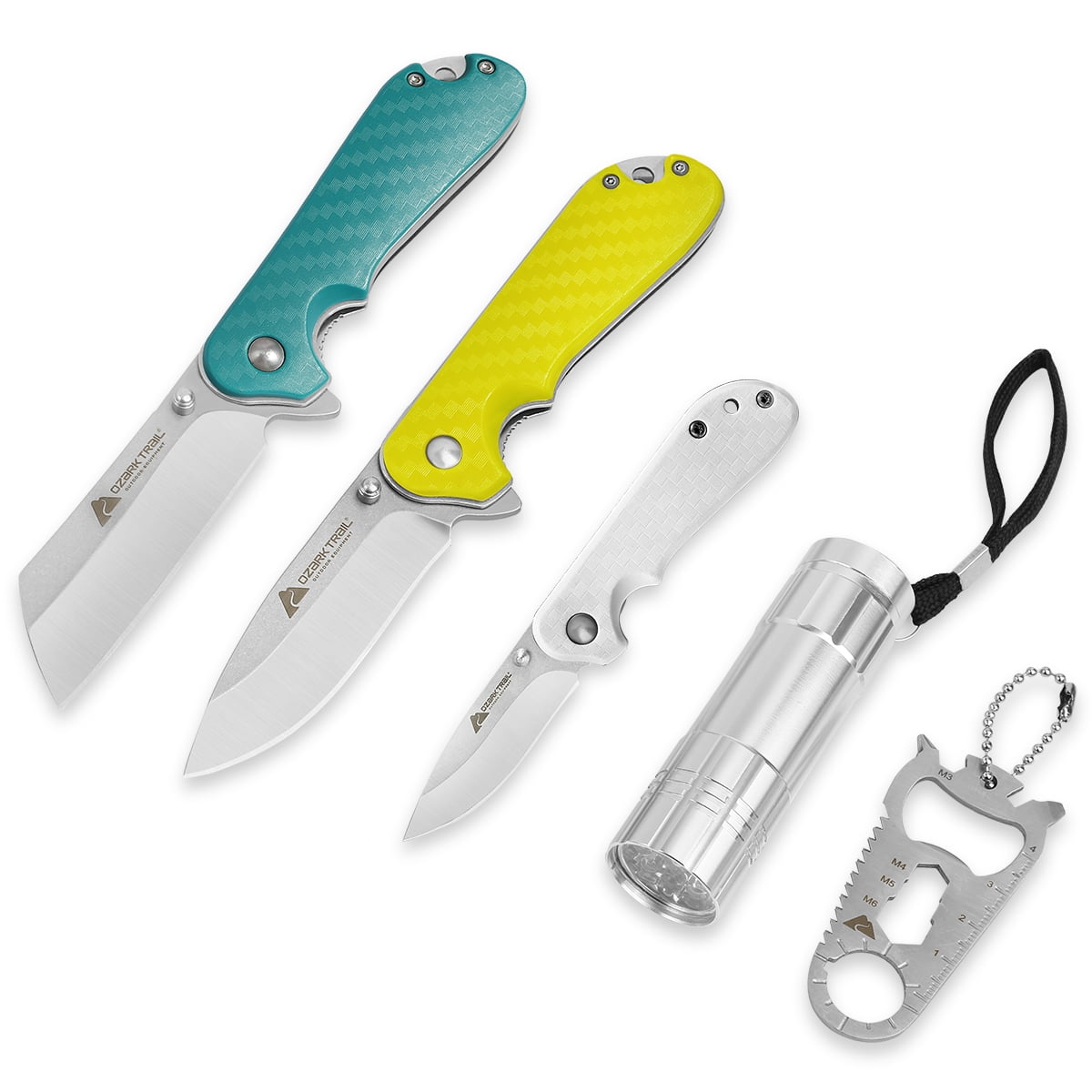 5-Piece Ozark Trail Pocket Knives Set $7.52 Free Shipping w/ Walmart or on $35