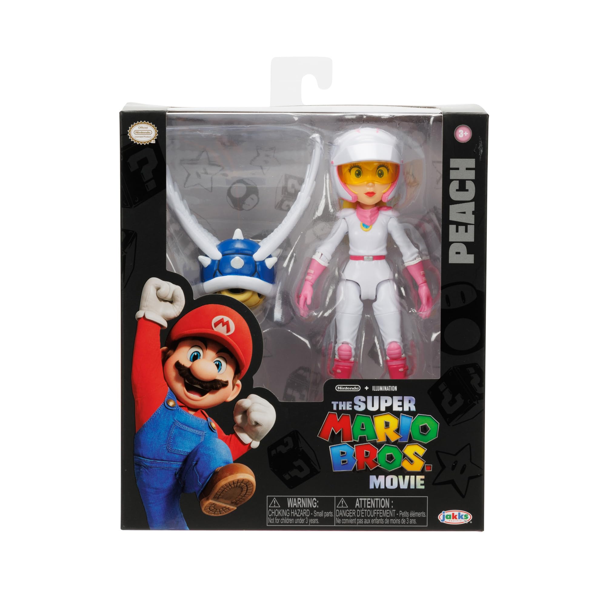 5 Super Mario Bros Movie Princess Peach Motorcycle Outfit Figure w/ Blue Shell $4.50 Free Shipping w/ Prime or on $35