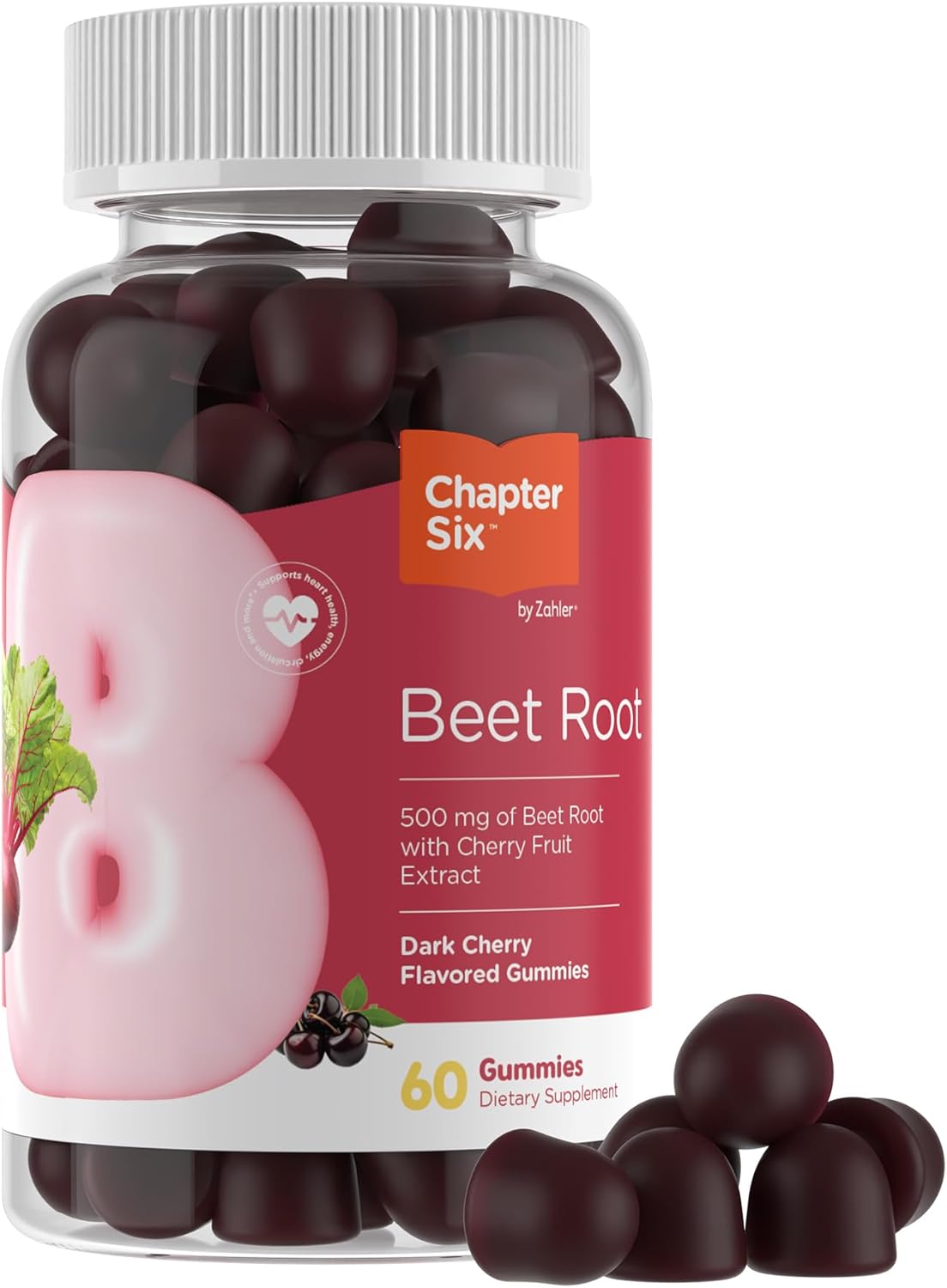60-ct of 500mg Zahler Chapter Six Beet Root Gummies $3.50 Amazon