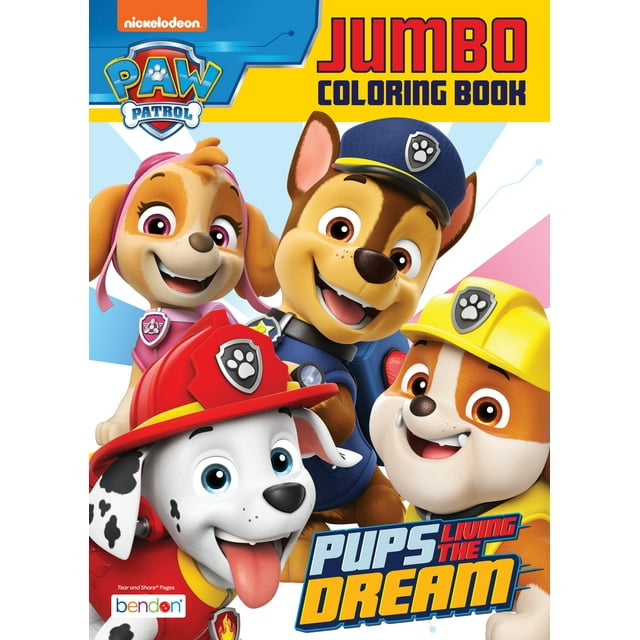 64-Page Jumbo Coloring Books - Paw Patrol, Teenage Mutant Turtle, My Little Pony amp More $1.00 - Free S amp H w/ Walmar