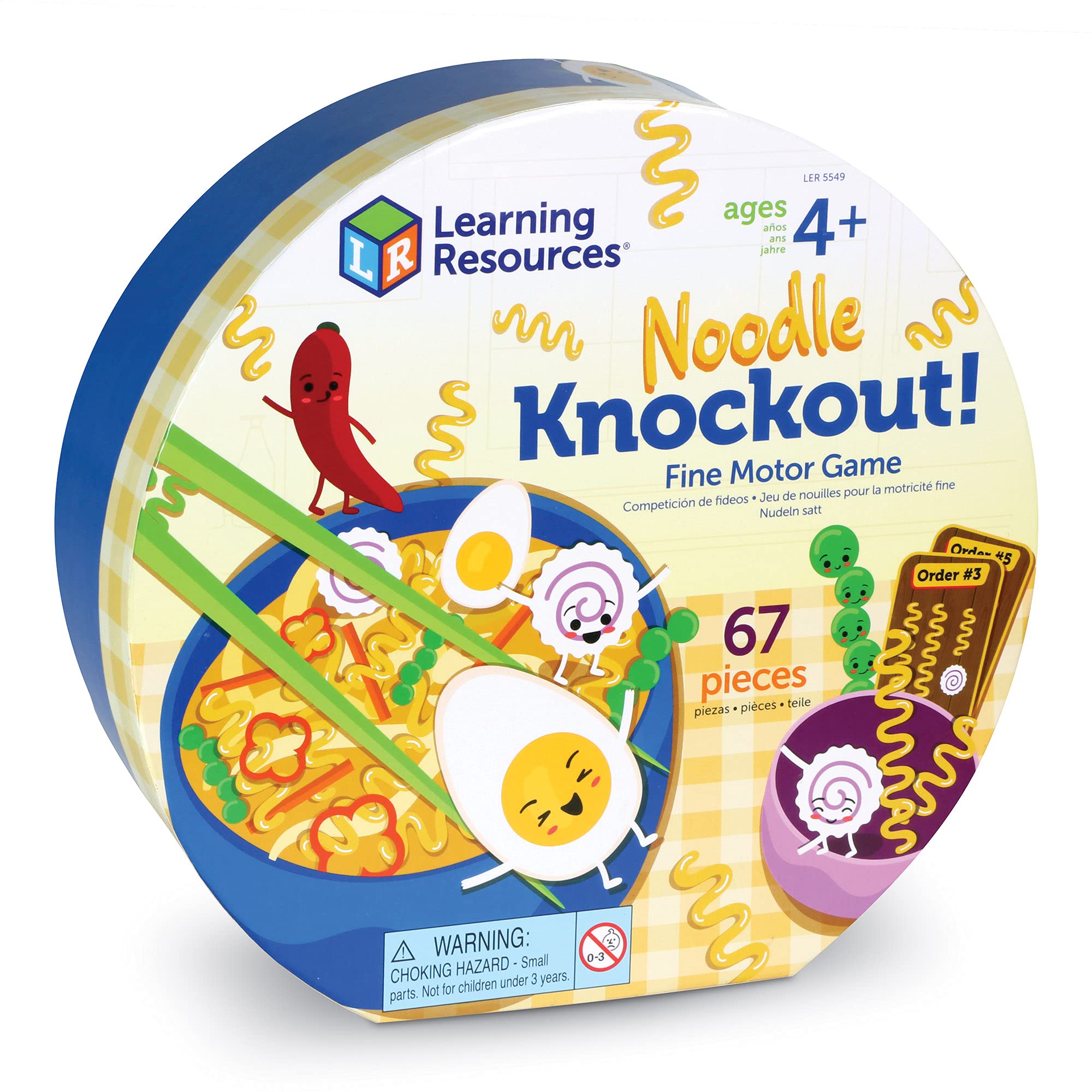 67-Piece Learning Resources Noodle Knockout Fine Motor Game $12 Free Shipping on $35
