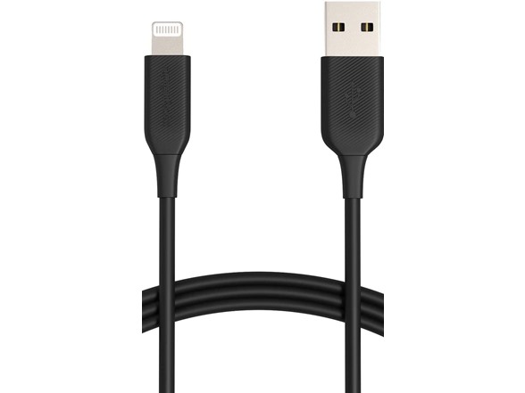 6 AmazonBasics MFi Certified Lightning to USB-A Charging Cable Black $3 Free Shipping w/ Prime