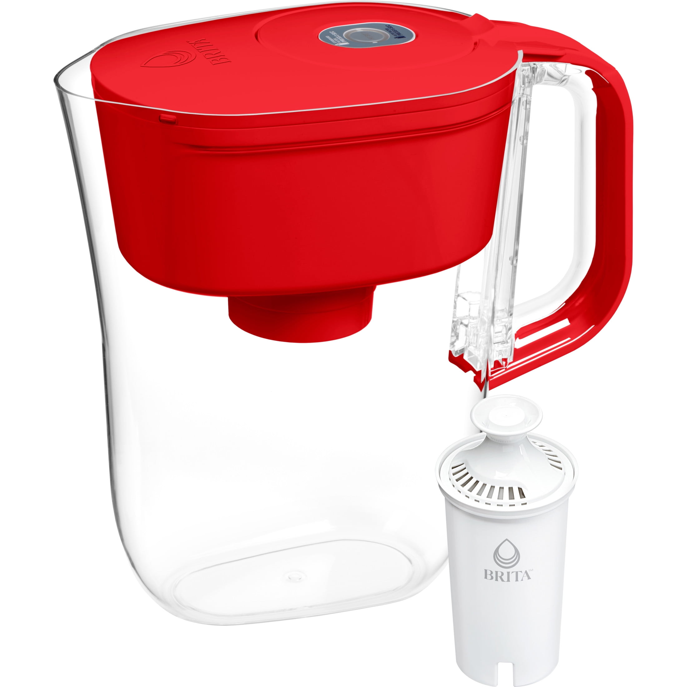 6-Cup Brita Denali Water Pitcher w/ Standard Filter Red $8.47 Free S H w/ Walmart or $35