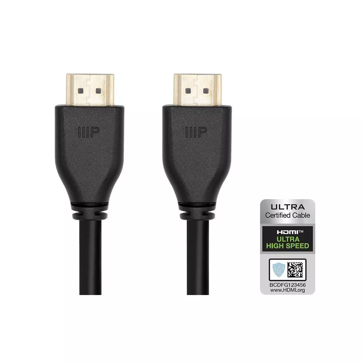 6 Monoprice 8K Certified Ultra High Speed 48Gbps HDMI 2.1 Cable $4
