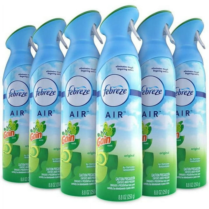 6-Pack 8.8-Oz Febreze Air Freshener and Odor Eliminator Spray Gain Original Scent $5.94