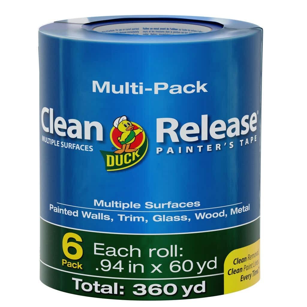 6-Pack Duck Clean Release Blue Painters Tape 0.94 x 60-Yard $7.35 Free Store Pickup