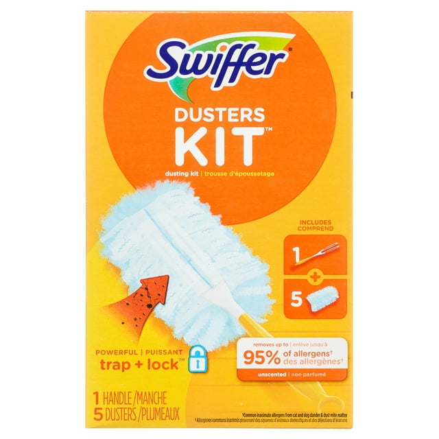 6-Piece Swiffer Dusters Dusting Kit 1 Handle 5 Refills $5 Walmart Cash $5.44 Free Store Pickup at Walmart