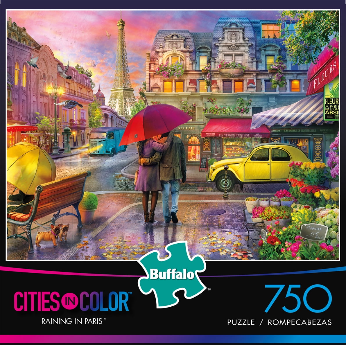 750-Piece Buffalo Games Cities In Color Raining In Paris Jigsaw Puzzle $5.93 Free Shipping w/ Walmart or $35