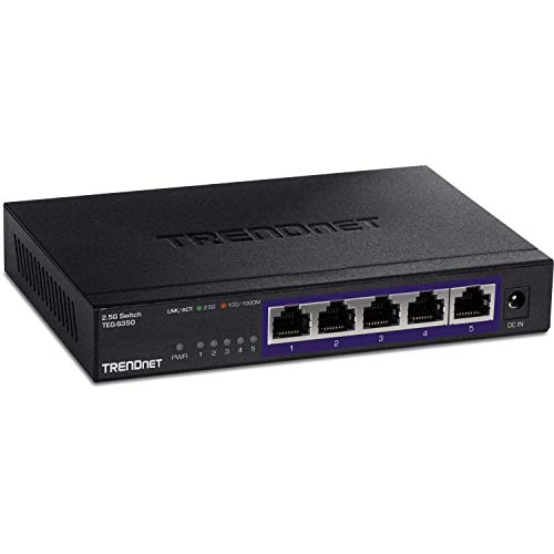 $76.49 TRENDnet TEG-S350 5-Port 2.5G Unmanaged Network Switch