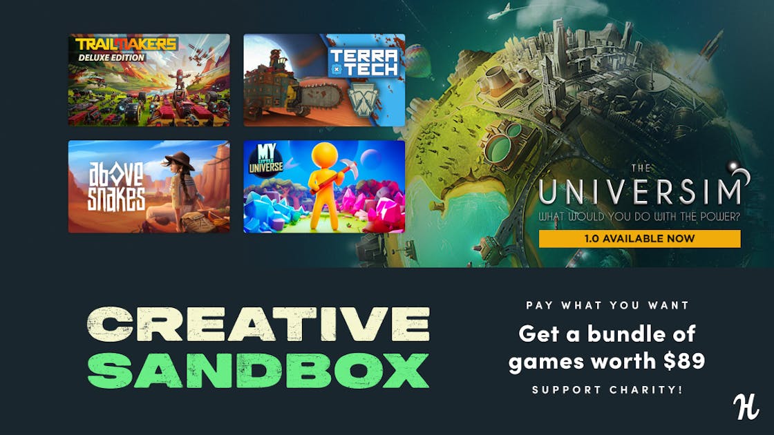 7-Game Creative Sandbox Bundle Trailmakers Deluxe Edition, The Universim, Terra Tech More PC Digital Download $20